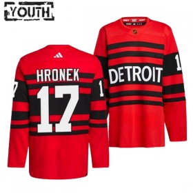 Detroit Red Wings tröja Filip Hronek 17 Adidas 2022-23 Röd Reverse Retro 2.0 Authentic - NHL Tröjor Barn